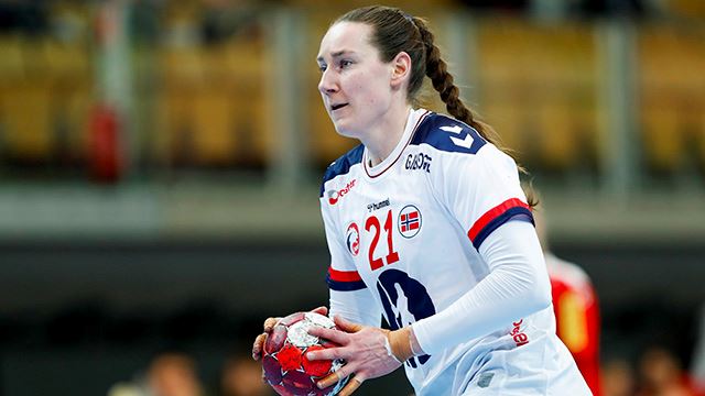 Innsbruck, Østerrike 20240303. 
Norges Ingvild Kristiansen Bakkerud under landskampen i håndball mellom Østerrike og Norge i Innsbruck.
Foto: Nikola Krstic / NTB