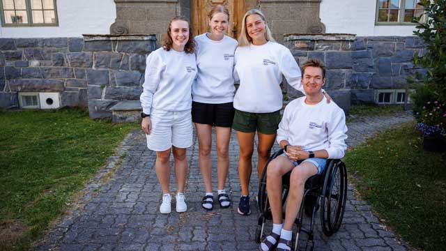 (fv) Julie Aas Bergsholm, Eirin Berg, Nora Kaalstad, Eivind Åsheim