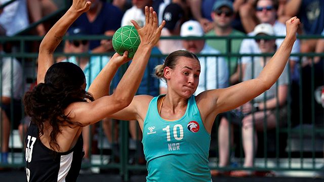 Maren Sjaamo
The World Games 2022 Handball at Sloss Furnace 
Friday, July 15, 2022, in Birmingham, Ala. (Photo/Butch Dill)