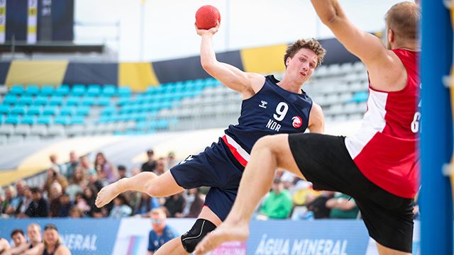 Kjetil ÅNDAL, Day 3, Beach Handball EURO 2023, Praia da Nazaré, Nazaré, Portugal, 26.05.2023, Mandatory Credit © Uros Hocevar / kolektiff