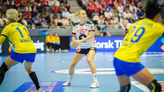 Stavanger 20221030. 
Norges Henny Ella Reistad under landskampen mellom Norge og Brasil i DNB Arena, før håndball-EM i Slovenia i november.
Foto: Beate Oma Dahle / NTB