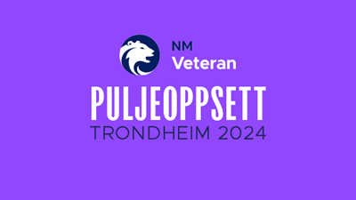 Puljeoppsett for NM Veteran 2024