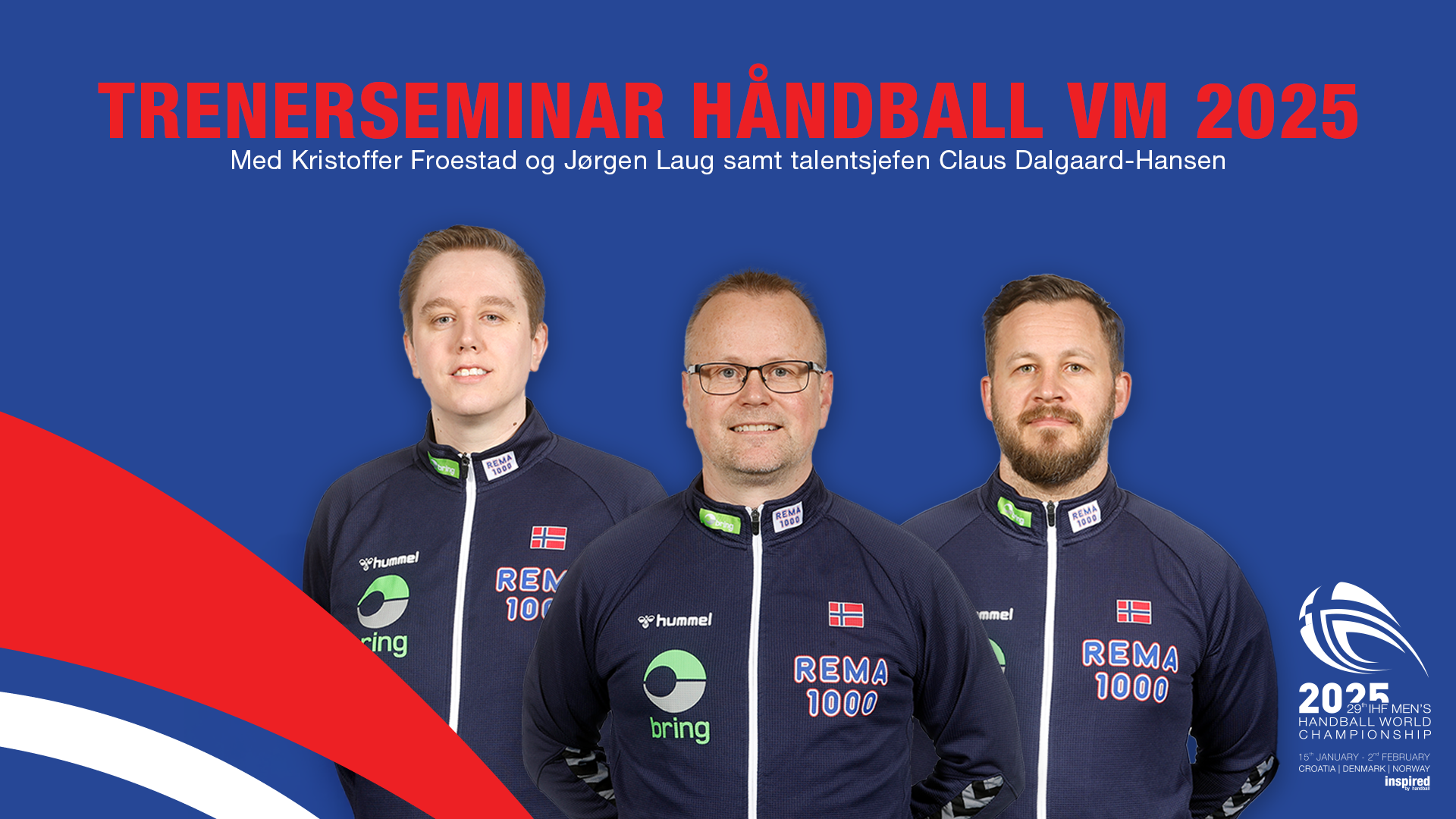 Trenerseminar håndball VM 2025 handball.no